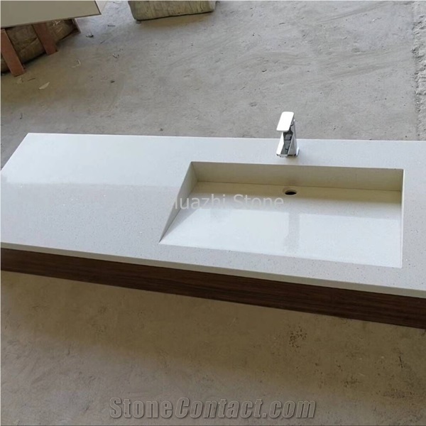Bathroom Vanity Top/Bath Tops/Countertops/Vanity Tops/White Quartz