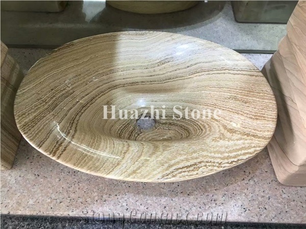 Brown Travertine Sinks Oval Basins Sink Stone Bathroom Basin