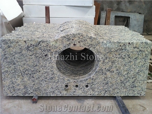 Giallo Cecilia Granite Countertop, Bathroom Vanity Tops