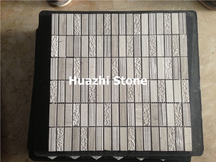Grey Marble Mosaic/Mosaic Tile/Pooling Mosaic/Bathroom Mosaic