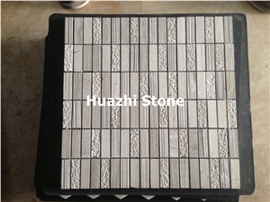 Grey Marble Mosaic/Mosaic Tile/Pooling Mosaic/Bathroom Mosaic Grey Marble Mosaic/Mosaic Tile/Pooling Mosaic/Bathroom Mosaic