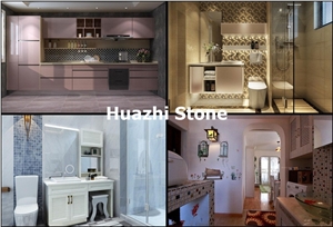 Grey Marble Mosaic/Mosaic Tile/Pooling Mosaic/Bathroom Mosaic