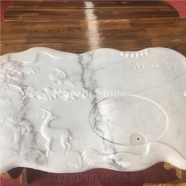 Guangxi White Marble Art Design/Art Gift/Art Works/Creative Works/Art