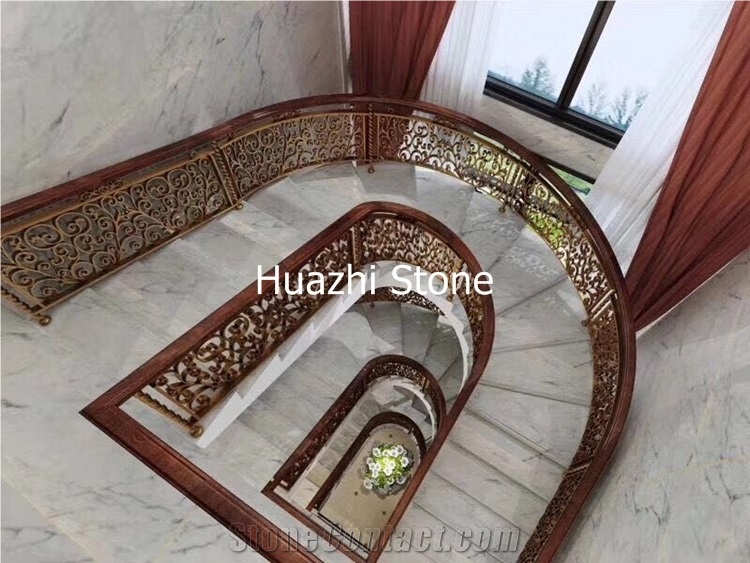 Jade White Jade Marble Stairs & Steps