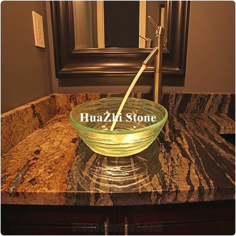 Magma Gold Granite Bath Top