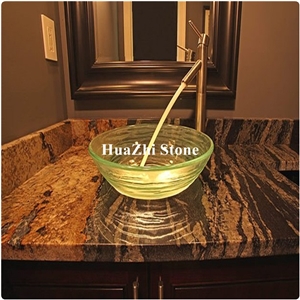 Magma Gold Granite Bath Top