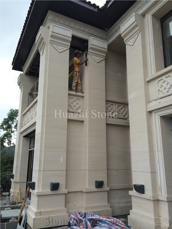 Moca Cream Limestone, Beige Limestone, Block, Slabs,Tiles