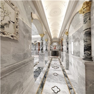 Orlando Grey Marble/Chinese Grey Marble/Hotel Projects/Polished Marble