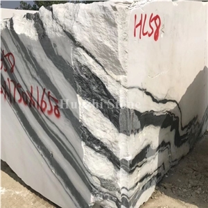 Panda White Marble Blocks/Panda White Marble Quarry