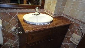 Red Wood Grain Marble/Marble Sinks/Desk Tops/Kitchen Worktops/Bar Top