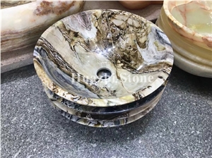 White Marble Sinks Oval Basins Natural Stone Sinks Vessel Sinks Wash