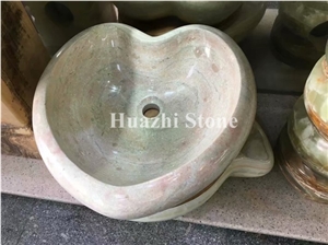 White Marble Sinks Oval Basins Natural Stone Sinks Vessel Sinks Wash