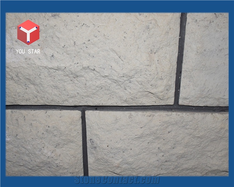 Artificial White Culture Stone Feature Wall Tile Wall Decor Cladding