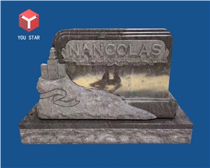 Bahama Blue America Tombstone Gravestone Monument Headstone