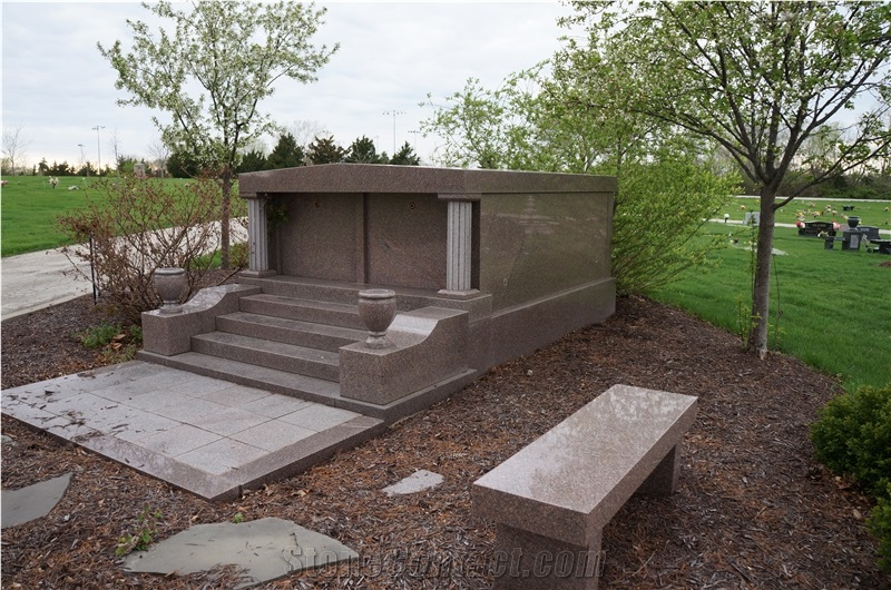 China Grey Columbarium Niches Mausoleum Cremation Niches