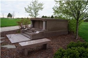 China Grey Columbarium Niches Mausoleum Cremation Niches