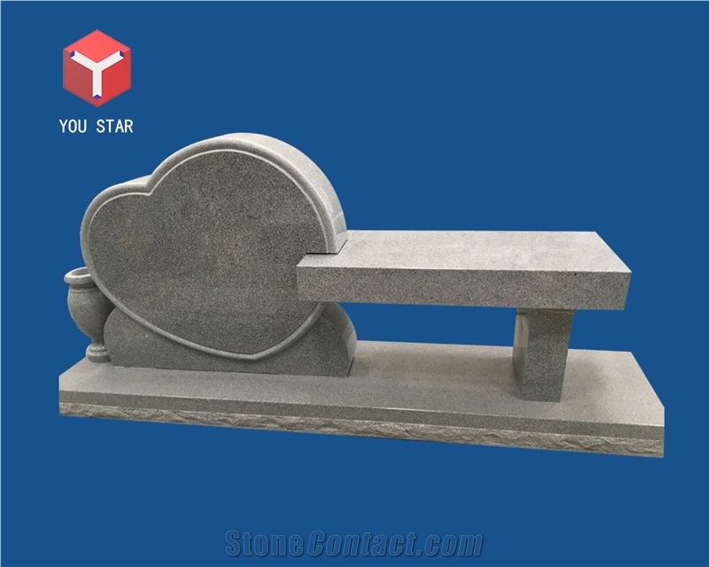 Monumental Bench for Natural Granite Memorial Designs