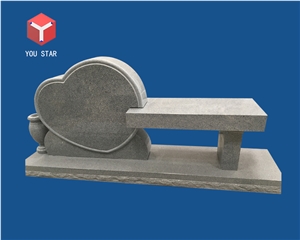 Monumental Bench for Natural Granite Memorial Designs