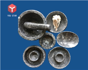 Natrual Granite Kitchen Dining Accessories Pestles Mortars Trays Bowls