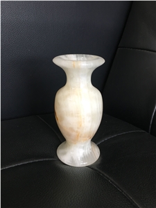 Natural Onyx Funeral Flower Vases Memorial Accessories