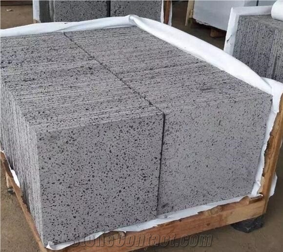 Hainan Grey Lava Stone Basalt Tiles & Slabs
