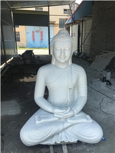 White Marble Religious Status Sculpture,Character Figure Status