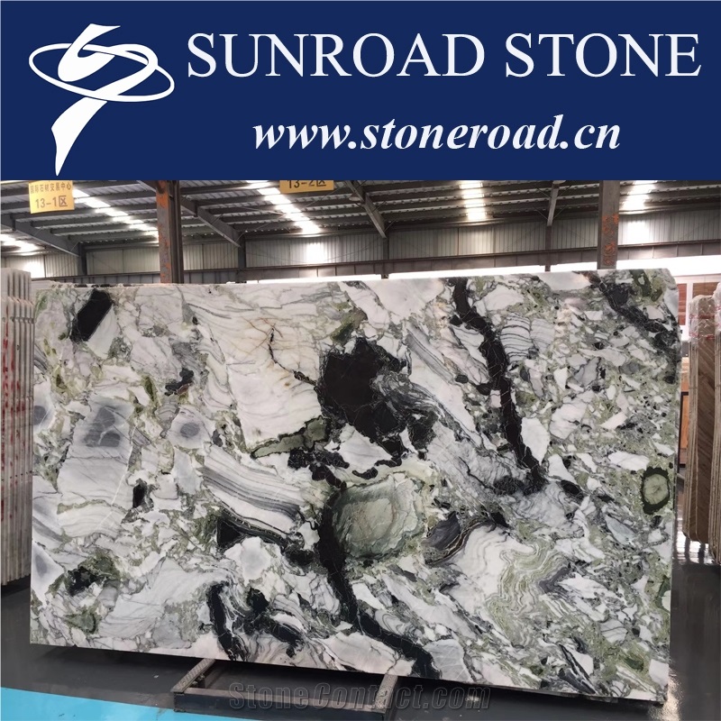 Ice Jade Marble Ice Green Marble Cold Jade Ice Connect Marble Slabtile