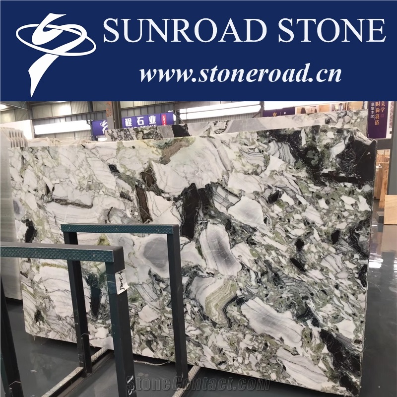 Ice Jade Marble Ice Green Marble Cold Jade Ice Connect Marble Slabtile