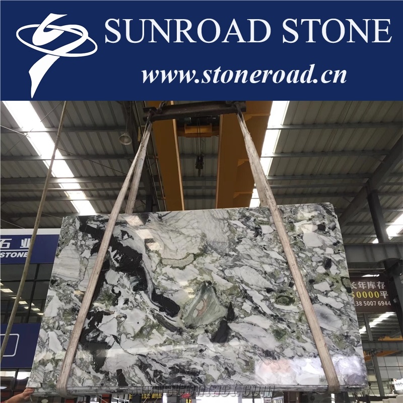 Ice Jade Marble Ice Green Marble Cold Jade Ice Connect Marble Slabtile
