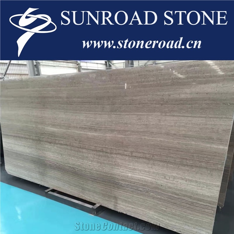 Silver Serpeggiante Marble Slabs Grey Serpeggiante Wood Marble Tiles