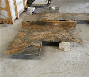 Fusion Quartzite Countertop / Hot Sale Kitchen Work Tops