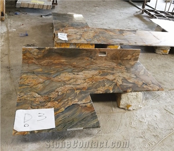 Fusion Quartzite Countertop / Hot Sale Kitchen Work Tops