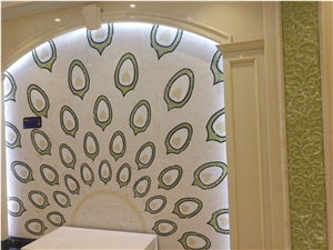 Green Onyx / Artificial Stone Tiles & Slabs,Floor & Wall