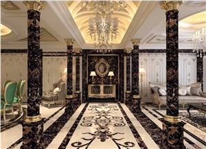 Ls-E007 Portoro / Artificial Stone Tiles & Slabs,Floor & Wall
