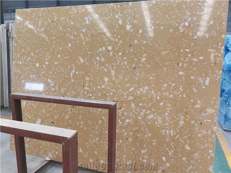 Ls-E012 Rosin Yellow / Artificial Stone Tiles & Slabs,Floor & Wall