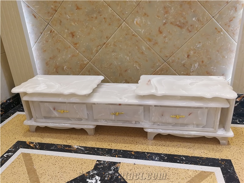 Ls-J002 Ice Flower Jade / Artificial Stone Tiles & Slabs,Floor & Wall