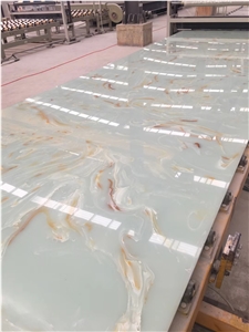 Ls-J005 Jadeite Jade / Artificial Stone Tiles & Slabs,Floor & Wall