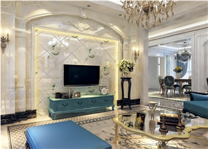 Ls-J006 Colourful Jade / Artificial Stone Tiles & Slabs,Floor & Wall