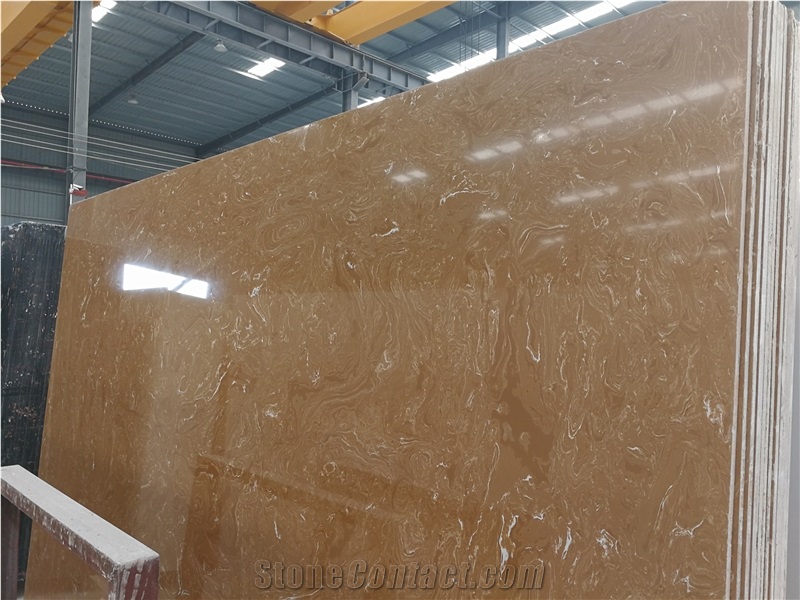 Ls-P001 Light Emperador / Artificial Stone Tiles & Slabs,Floor & Wall