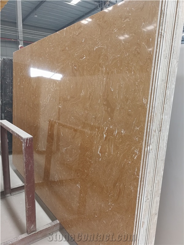 Ls-P001 Light Emperador / Artificial Stone Tiles & Slabs,Floor & Wall