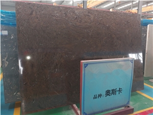 Ls-P003 Dark Emperador / Artificial Stone Tiles & Slabs,Floor & Wall