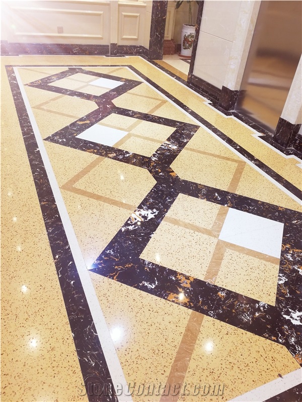Ls-P025 Portoro / Artificial Stone Tiles & Slabs,Floor & Wall