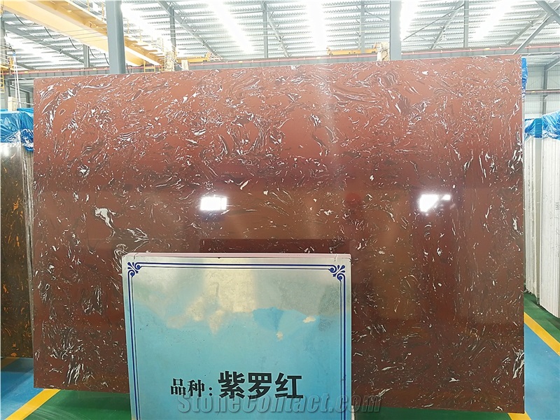 Ls-P027 Purple Red / Artificial Stone Tiles & Slabs,Floor & Wall