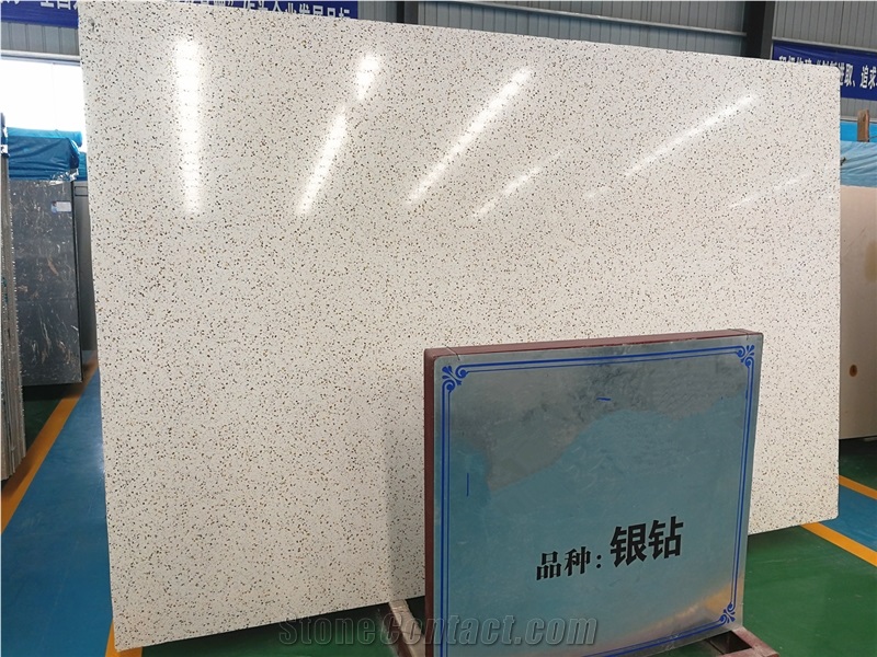 Ls-Q002 Silver Diamond / Artificial Stone Tiles & Slabs,Floor & Wal