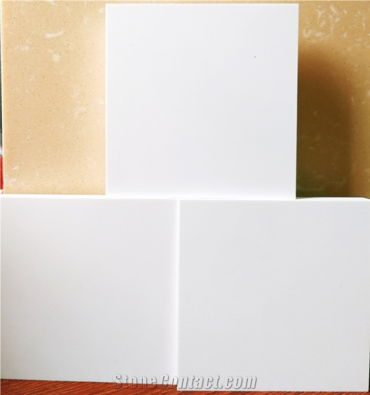 Ls-S013 Super White / Artificial Stone Tiles & Slabs,Floor & Wall