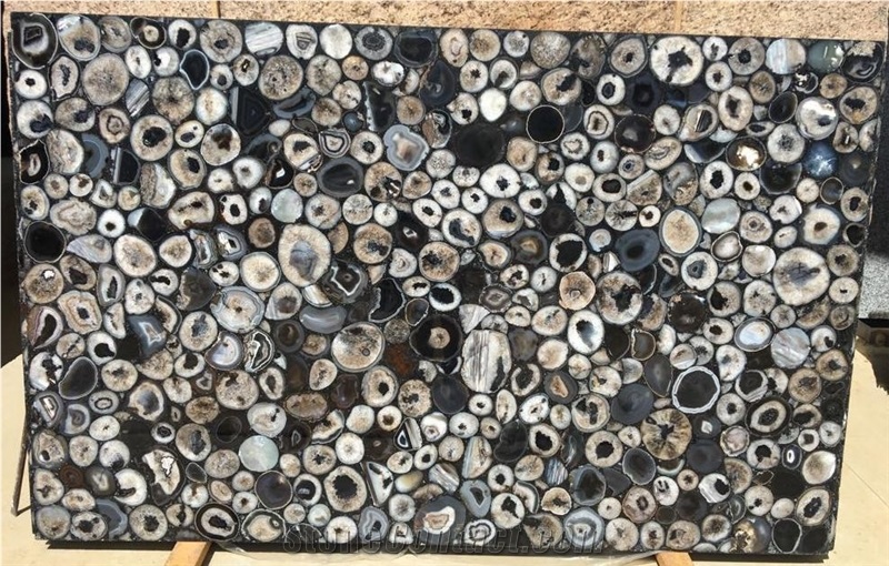 Multicolor Aghata Semiprecious Stone Tiles & Slabs