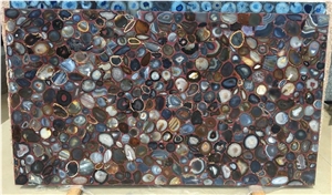 Multicolor Aghata Semiprecious Stone Tiles & Slabs