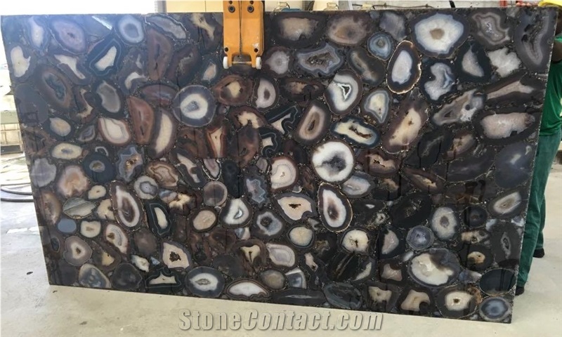 Multicolor Aghata Semiprecious Stone Tiles & Slabs