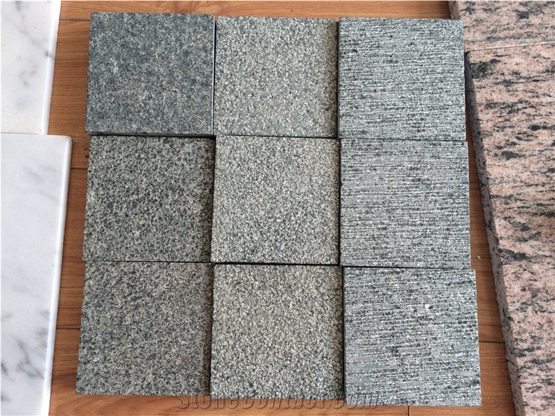 Polished G612 China Olive Green Granite Slabs&Tiles Flooring&Walling