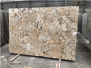 Polished Golden Cream Granite Slabs&Tiles Flooring&Walling